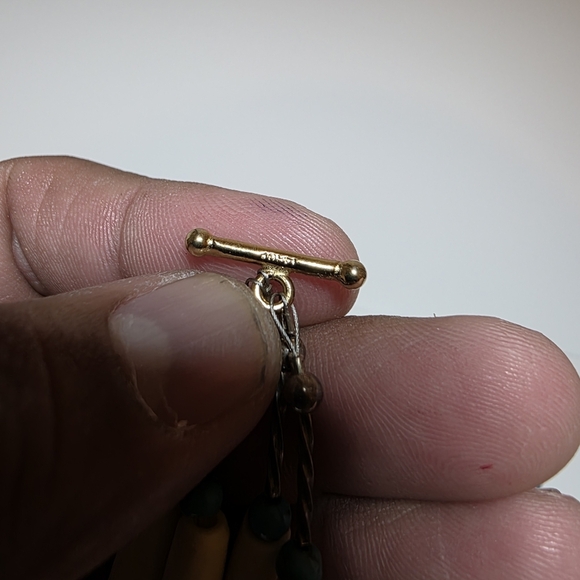 Native American Style Hair And Pipe Choker Necklace 15 Inches Long 4 Strand - Picture 8 of 8